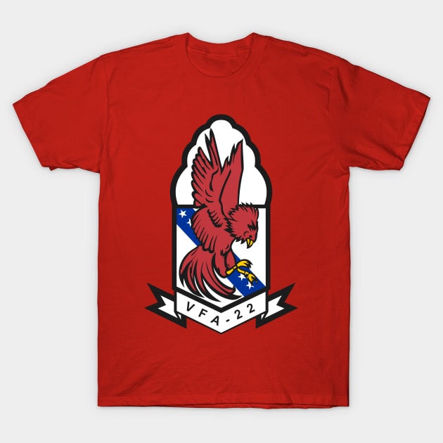 VFA-22 Fighting Redcocks T-Shirt by MBK